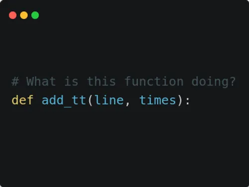 My 3 Worst Python Function Names