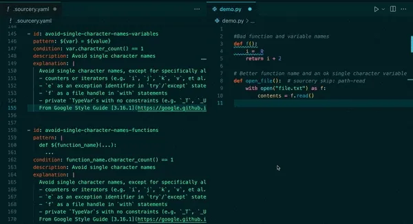 Avoid Single Character Names