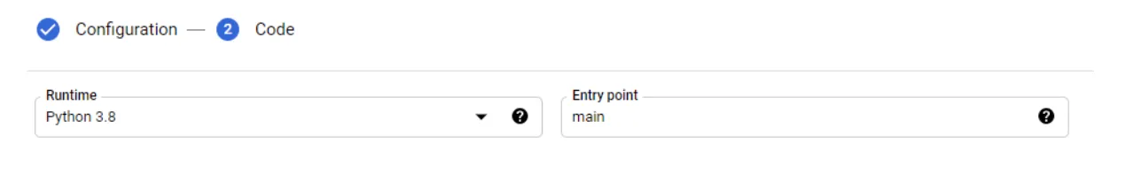 Selecting the Runtime
