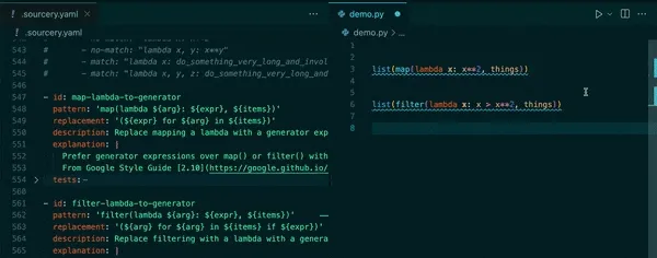 Generator Instead of Lambda