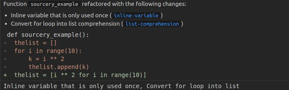 Inline variable