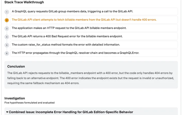 A walkthrough of an issue