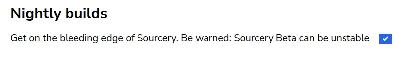 Beta builds on profile page
