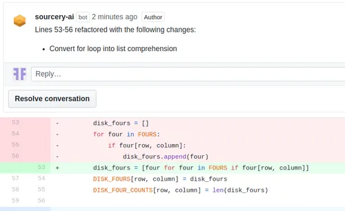 Use Sourcery to review your code on GitHub!